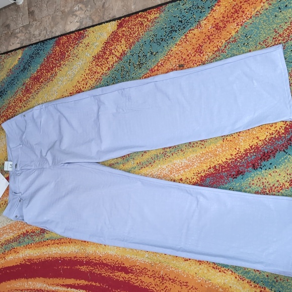 Naked Wardrobe Textured Lavender Pants - Picture 3 of 5